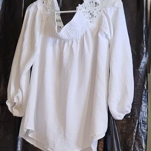 Blouse, Off Shoulder